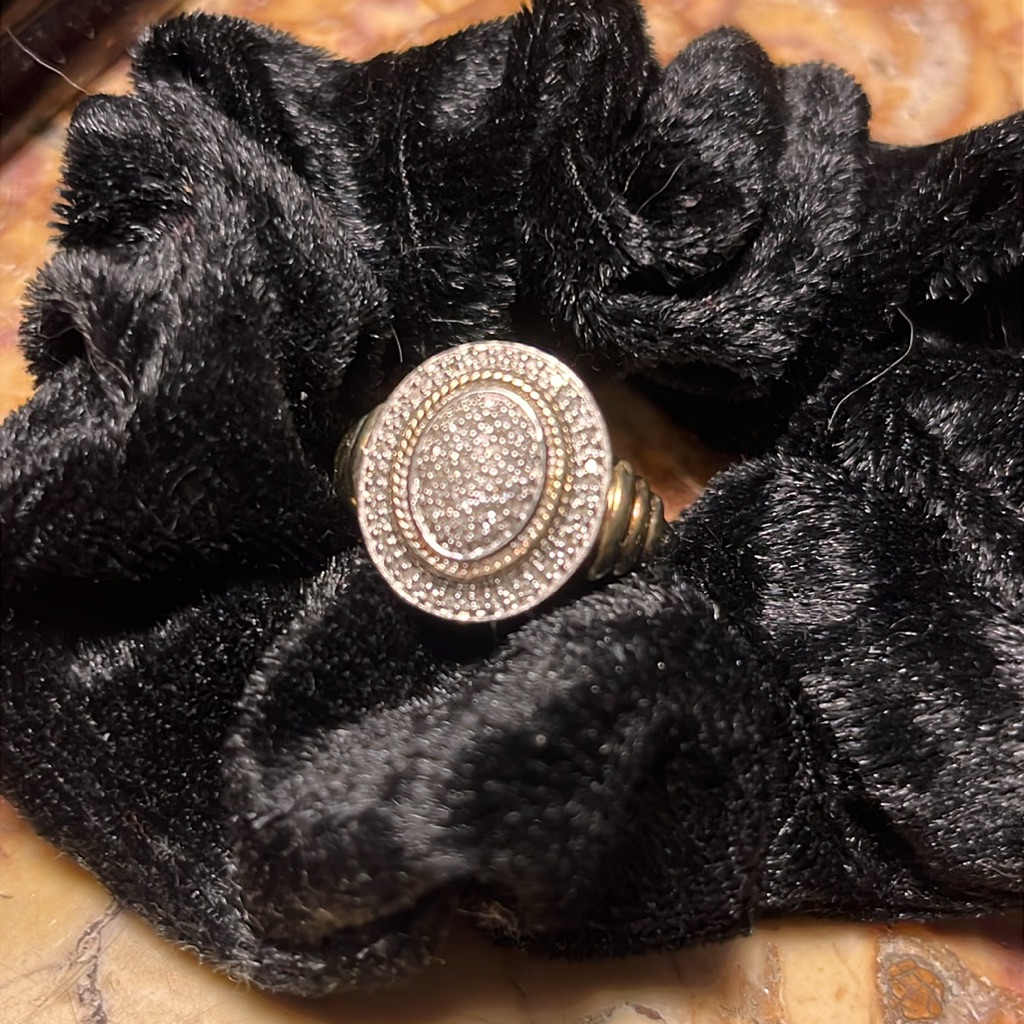 925 Sterling Silver& Diamond Ring
